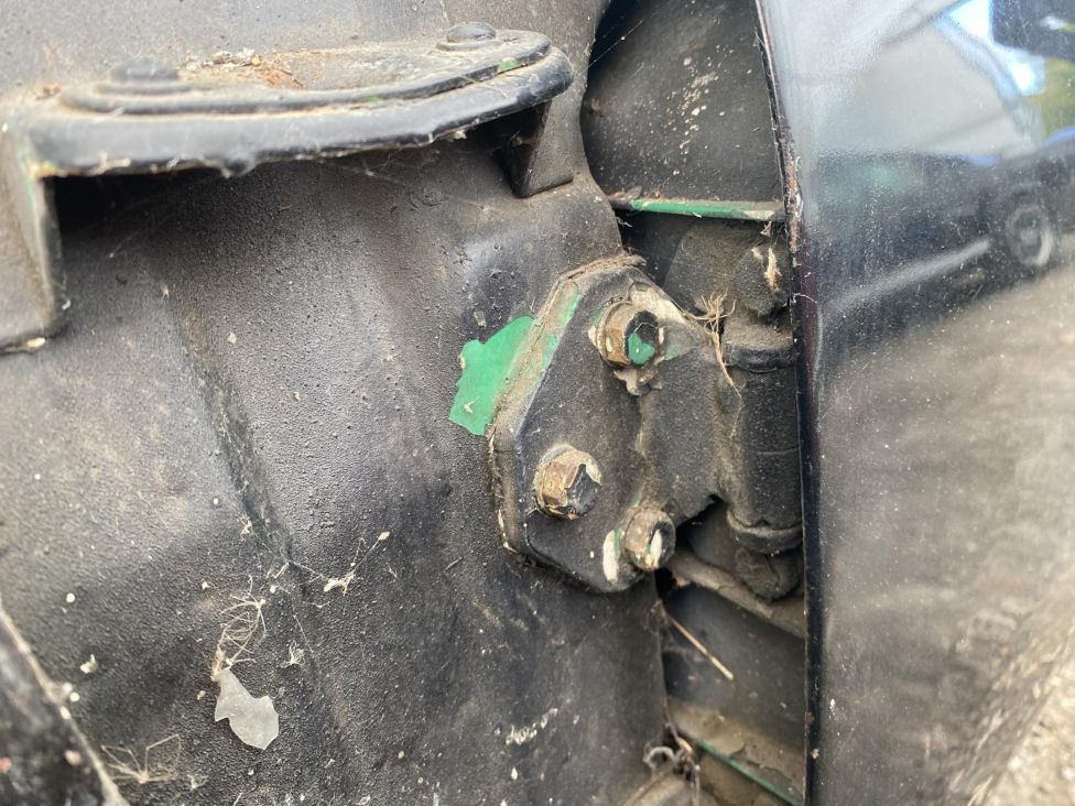 Barn find 1969 triumph Spitfire mk3 for restoration. Photograph