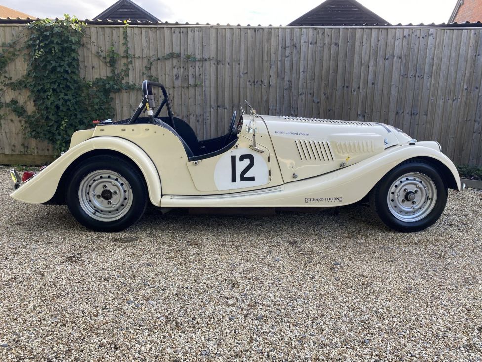 Goodwood eligible 1954 Morgan +4 FIA race car. Photograph