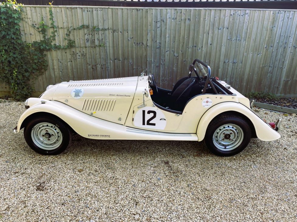 Goodwood eligible 1954 Morgan +4 FIA race car. Photograph