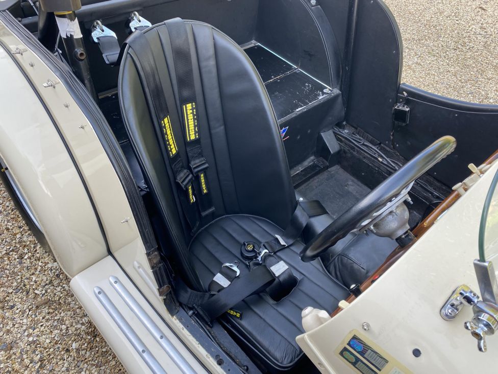 Goodwood eligible 1954 Morgan +4 FIA race car. Photograph