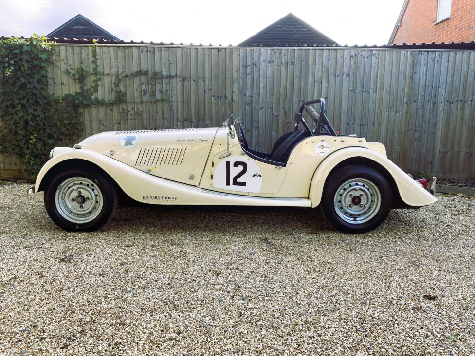 Goodwood eligible 1954 Morgan +4 FIA race car. Photograph